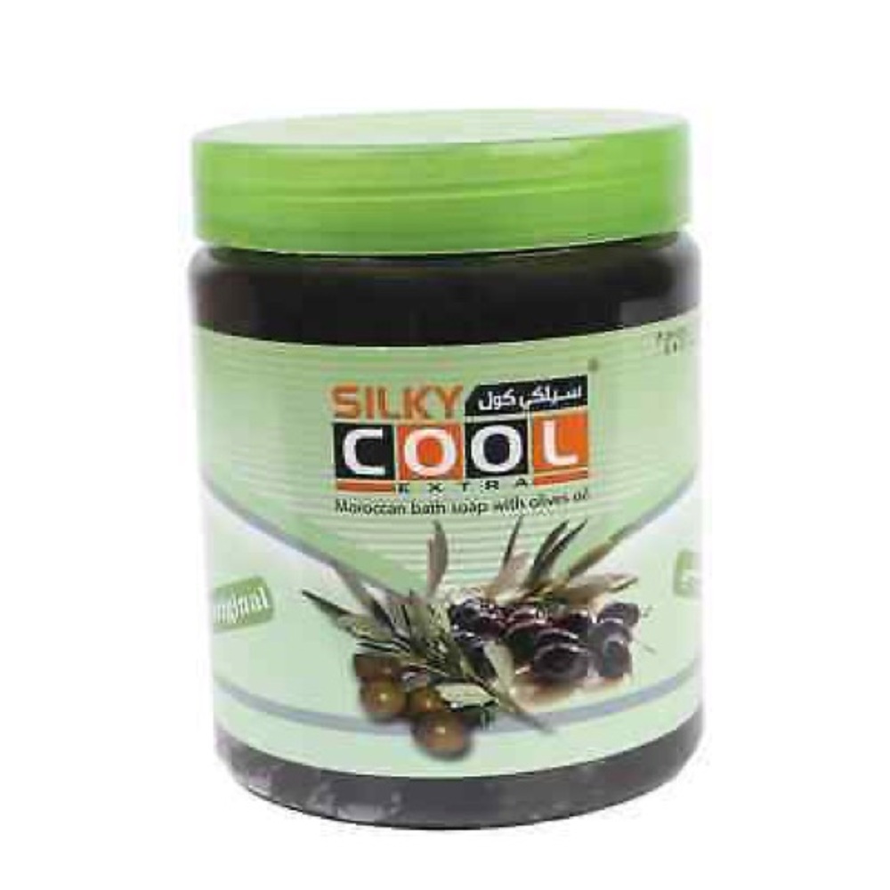 Extra Moroccan Bath Soap with Olive Oil - Green